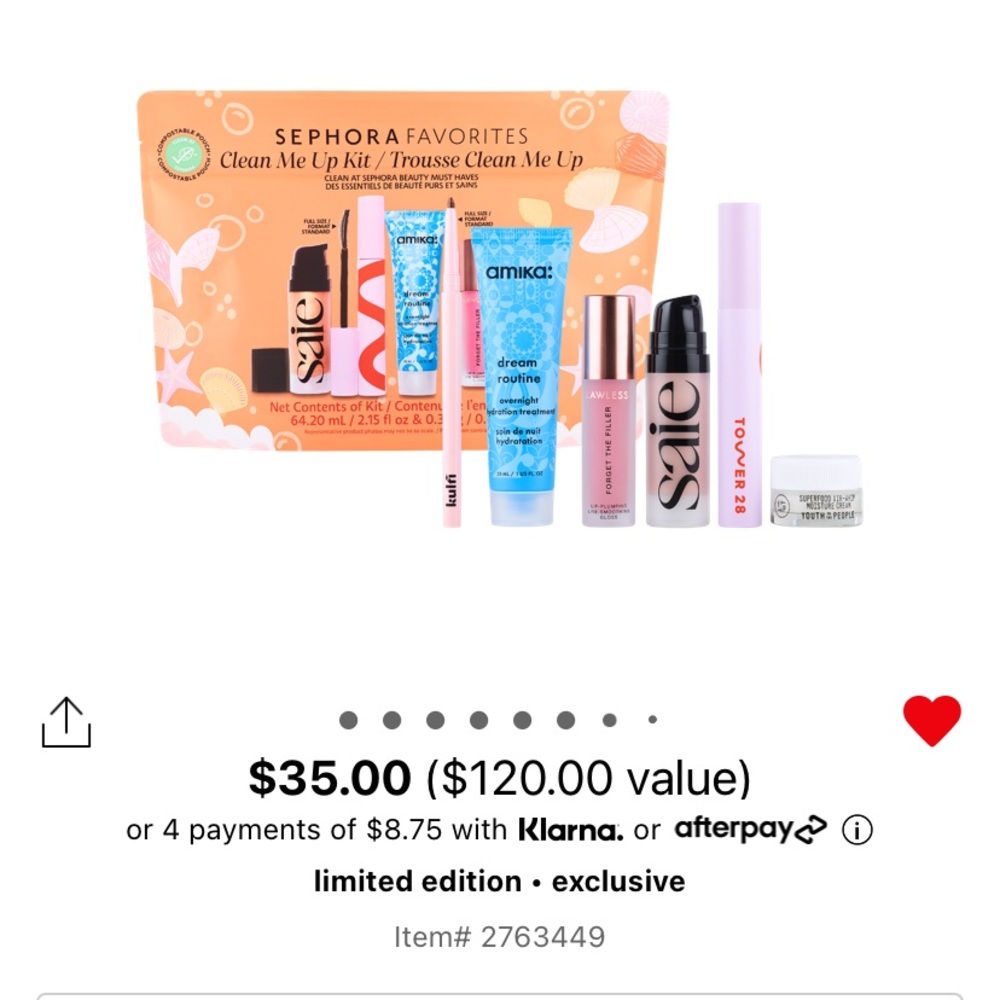 2 Partial Sephora Favorites - now sold out!